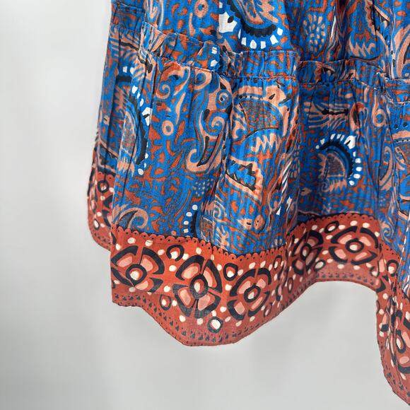 CLEOBELLA NWT Daya Organic Cotton Sleeveless Tank Top in Lazuli Blue // S - Picture 9 of 14